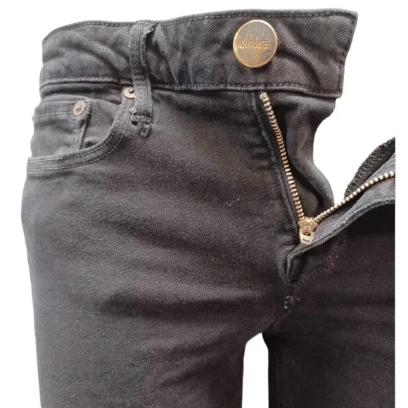Vince Black Wash Riley  Skinny Jeans Size 29 - Picture 9 of 14
